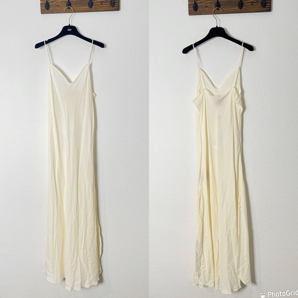 Roksandar Ivory Slip Dress